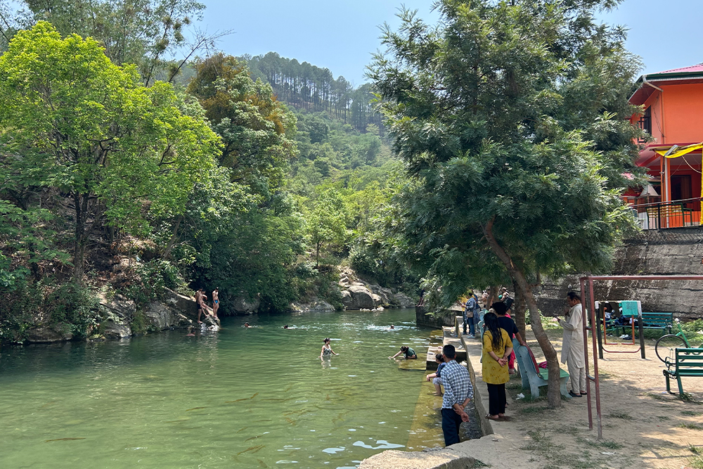 Reflect beside the serene, mystical waters of Machyal Lake - Bir Billing