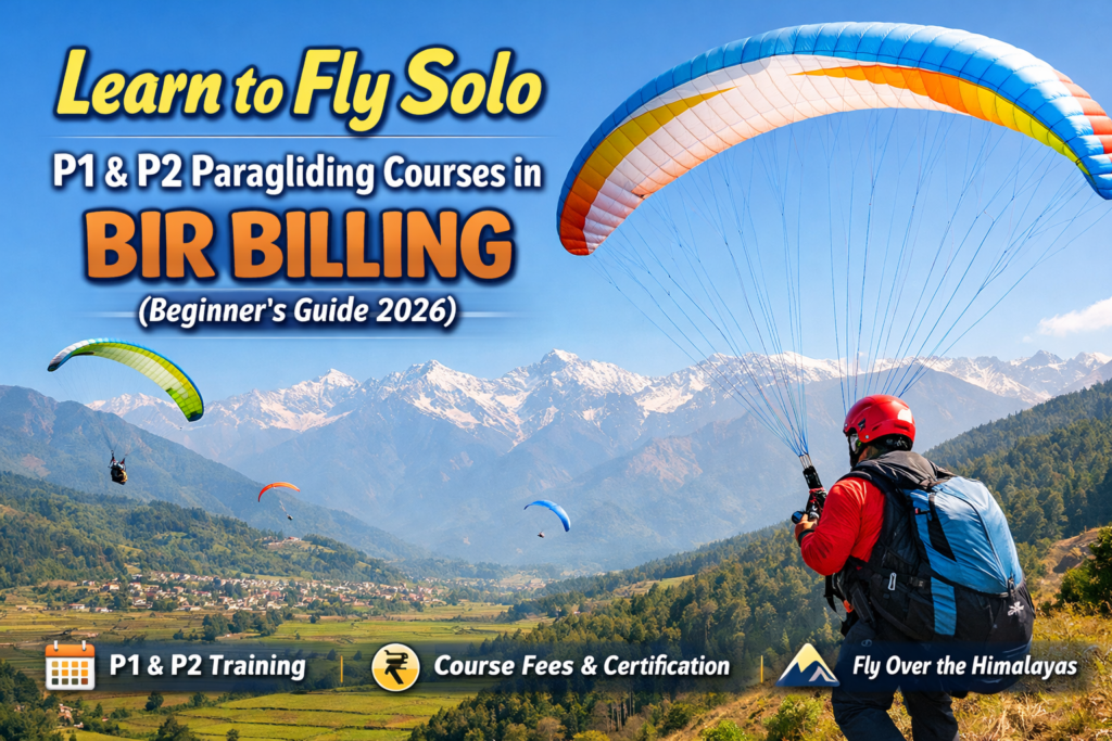 Learn to Fly Solo: P1 & P2 Paragliding Courses in Bir Billing