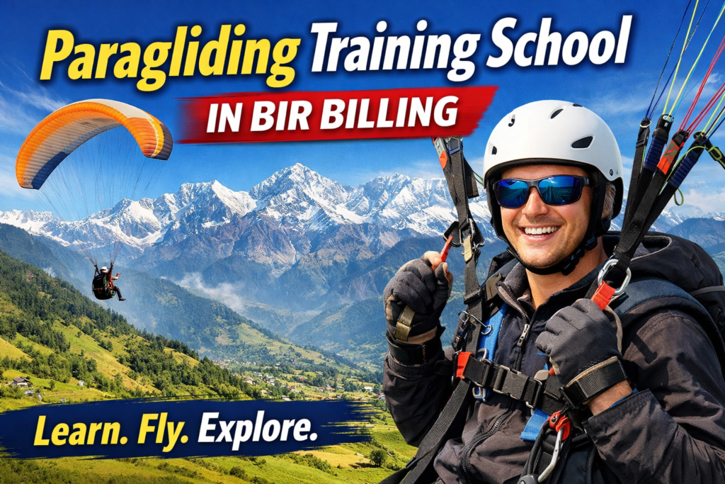 Paragliding Training School in Bir Billing | Certified Courses & Flying Lessons