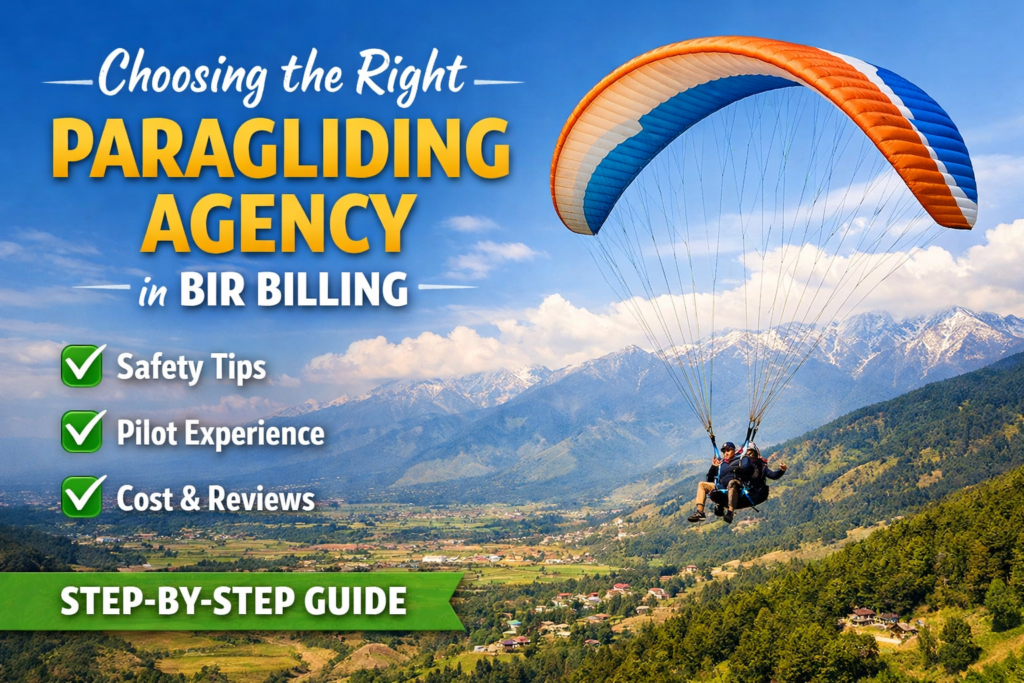 Choosing the Right Paragliding Agency in Bir Billing | Complete Guide