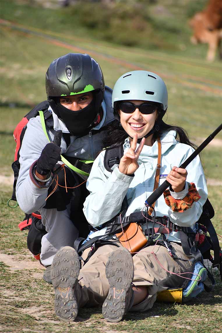 tandem paragliding in himachal